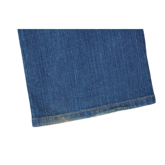 Mossimo Jeans Juniors Size 7 Bootcut Low Rise Blue Denim - Picture 11 of 12